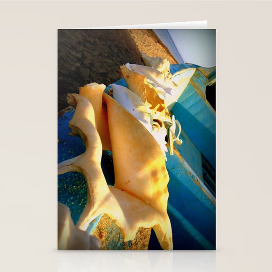 sole e azzurro Stationery Cards