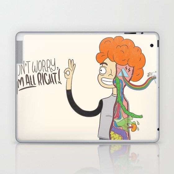 Don't Worry, I'm All Right! Laptop & iPad Skin