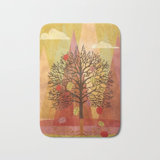 Autumn Tree Bath Mat