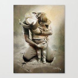 Father and Son Canvas Print