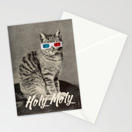 Holy Moly cat Stationery Card