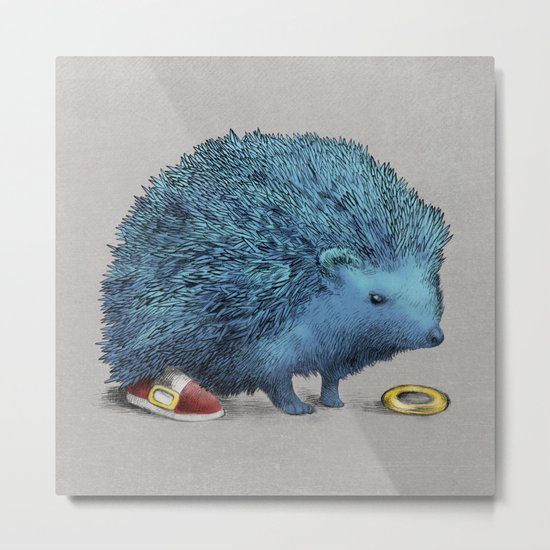 Sonic (color option) Metal Print