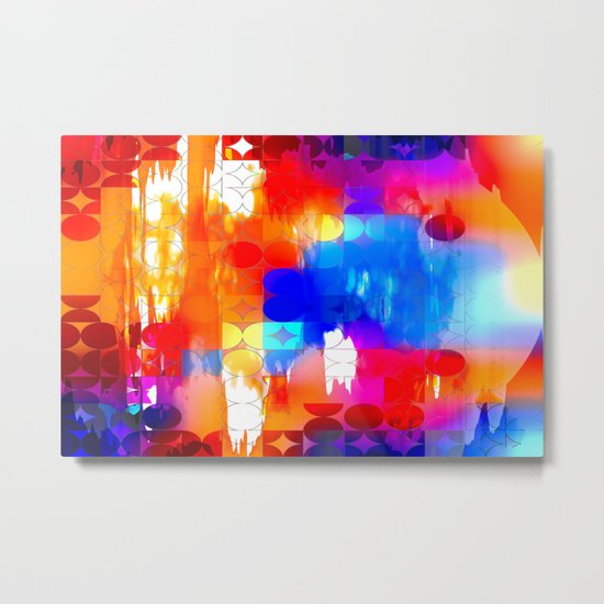 Retro Wash Metal Print