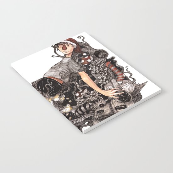 waiting for midnight, Santa Claus Is Coming to Town!!! Notebook