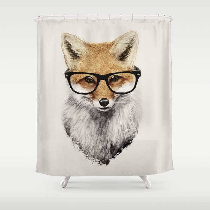 Mr. Fox Shower Curtain
