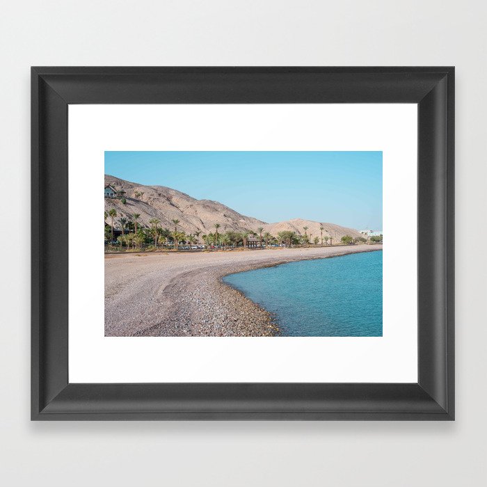 Eilat Beach Framed Art Print