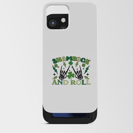 Shamrock and roll St. Patricks day 2022 Rock tee iPhone Card Case