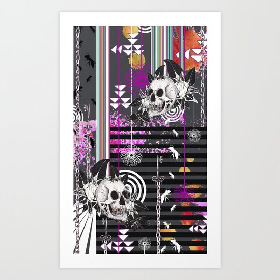 Skull Art Print