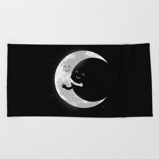 Moon Hug Beach Towel