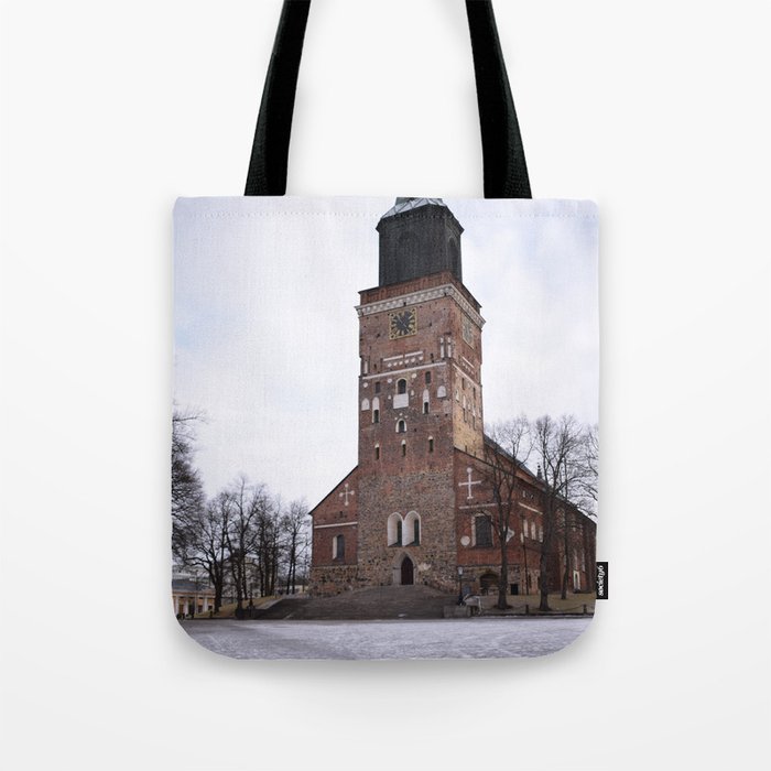 Icy Church of Turku Tote Bag