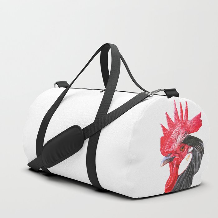 Rooster Portrait Duffle Bag