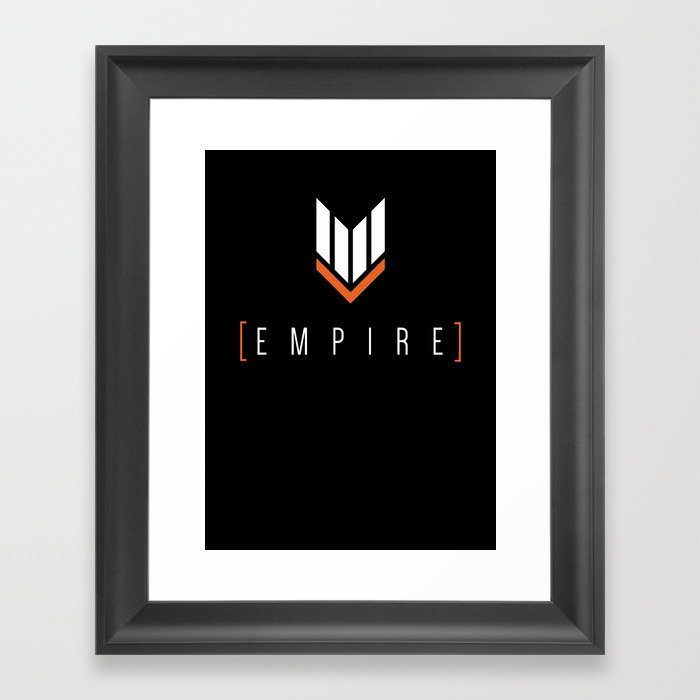 PARTYC4T - Empire Shirt Framed Art Print
