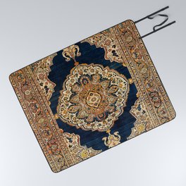 Tabriz Azerbaijan Northwest Persian Rug Print Picnic Blanket