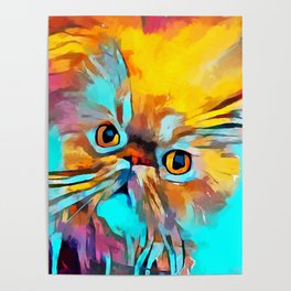 Persian Cat Poster