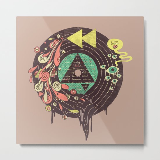 Subliminal Metal Print
