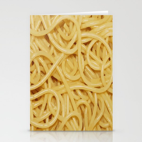 Novelty Spaghetti Pasta Noodles Stationery Cards