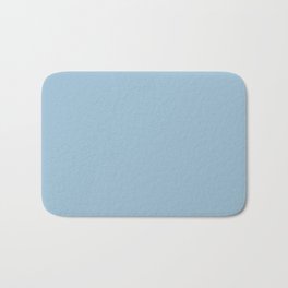 Opaque Cyan Bath Mat