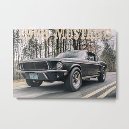 1968 Mustang Metal Print