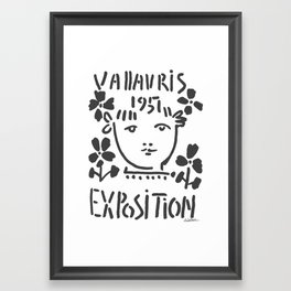 Pablo Picasso Vallauris Expo 1951 Poster Nr 8 Artwork Shirt, Reproduction Framed Art Print | Abstract, Bestfacepieces, Georgesbraques, Life, Graphicdesign, Specialbirthday, Sculptures, Onesculpture, Marcchagall, Lithograph 