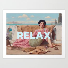 Relax Art Print