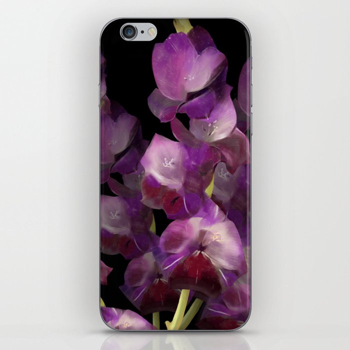 A bunch of purple flowers iPhone Skin