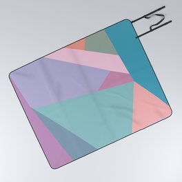 Bright Pastel Abstraction 30 Picnic Blanket