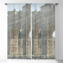 The Northern Roman Gate Hierapolis Sheer Curtain