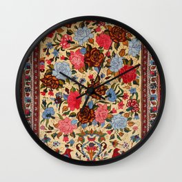 floral carpet Wall Clock