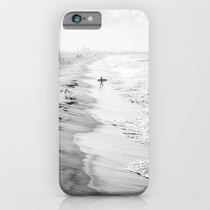 Morning Surfer Manhattan Beach iPhone Case