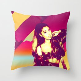 Pink Geometric Ariana.Grande Throw Pillow