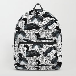 SWOON by the LOONS Backpack | Loon, Mallard, Trend, School, River, Duck, Black, Water, Swim, Beauty 