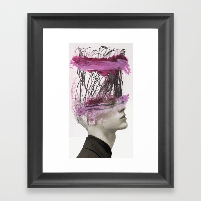 Irregular hat Framed Art Print