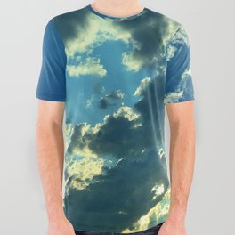 Heavenly Clouds All Over Graphic Tee