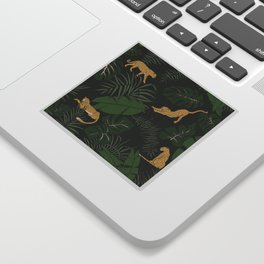 Jungle Jaguar Sticker