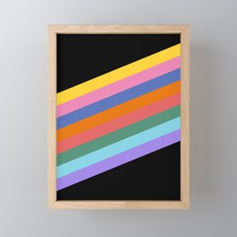 Dark "Rainbowy" Mood Framed Mini Art Print
