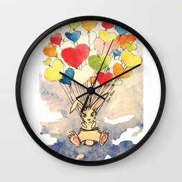 Bunny Love Wall Clock