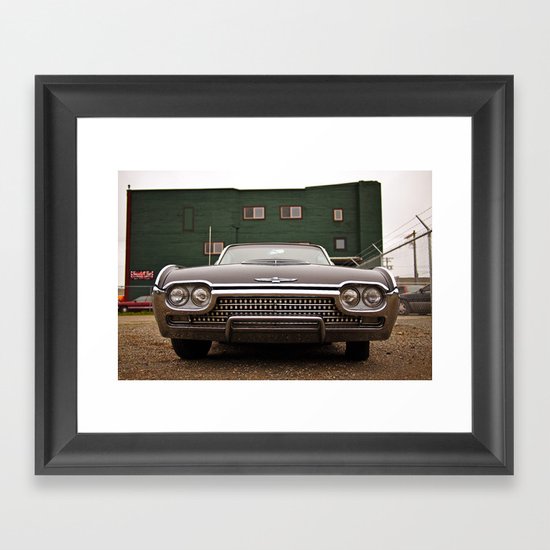 Ford Thunderbird closeup Framed Art Print