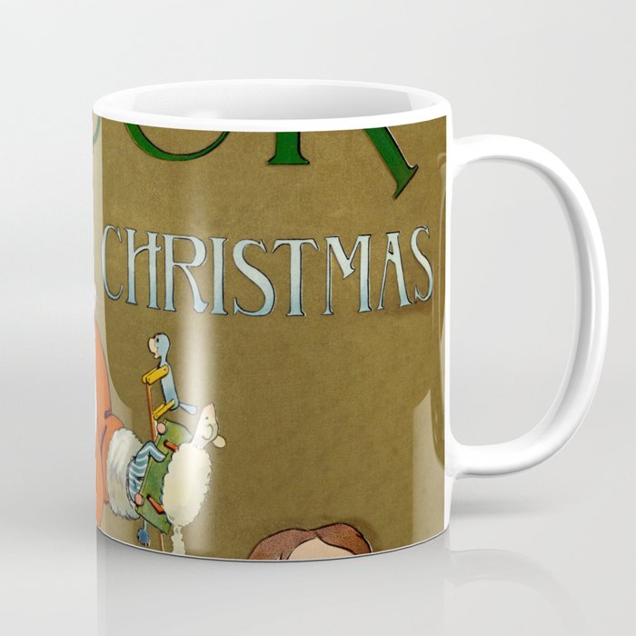 1901 Puck Magazine Christmas issue Santa children Coffee Mug