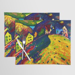 Wassily Kandinsky - Houses in Murnau - Abstract Art Placemat