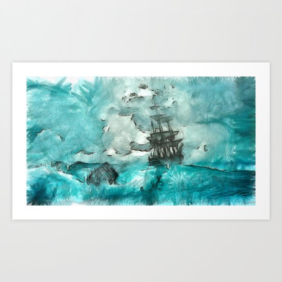ship 2 Art Print
