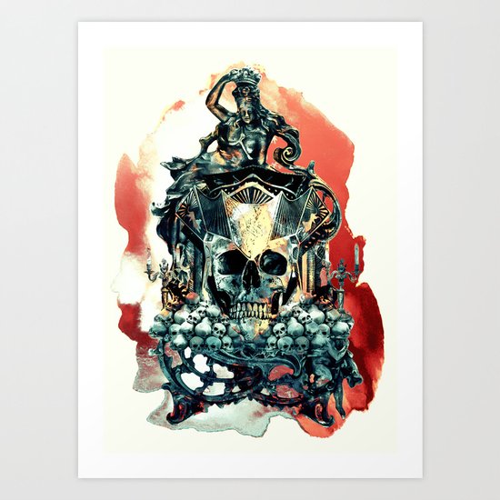 THE KING V Art Print