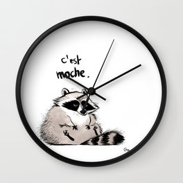 Racoon Wall Clock