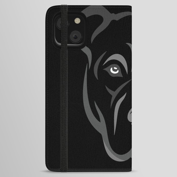 Pitbull soul design, gift for Pitbull lovers & rescuers iPhone Wallet Case
