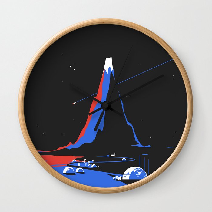 Asteroid Fly By Wall Clock