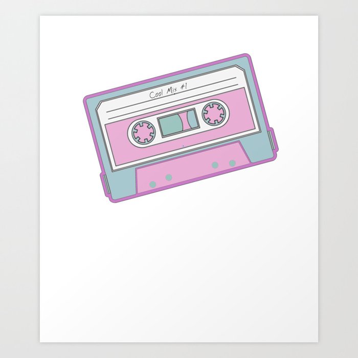 Pastel Goth Style Cartoon Tape Product Cute Kawaii Design Gift Art Print By Dc Designstudio