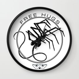 Free Hugs Wall Clock