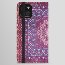 Old Bookshop Magic Mandala iPhone Wallet Case