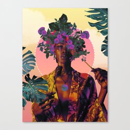 Flower Goddess Canvas Print