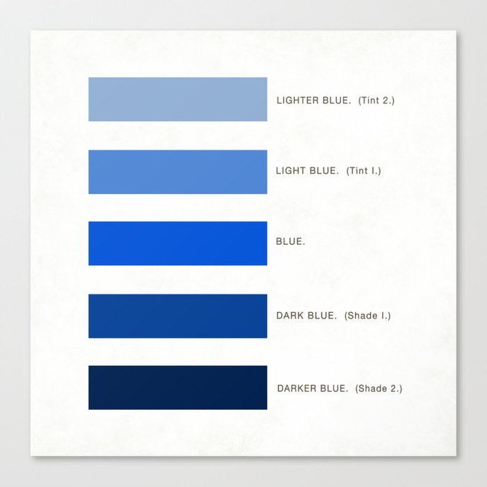 Mark Maycock's Tones of blue from 1895 (remake) Canvas Print