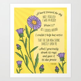 Inspirational Poem For Home and Office Art Print
